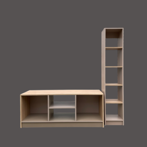 Rack TV simple + Librero