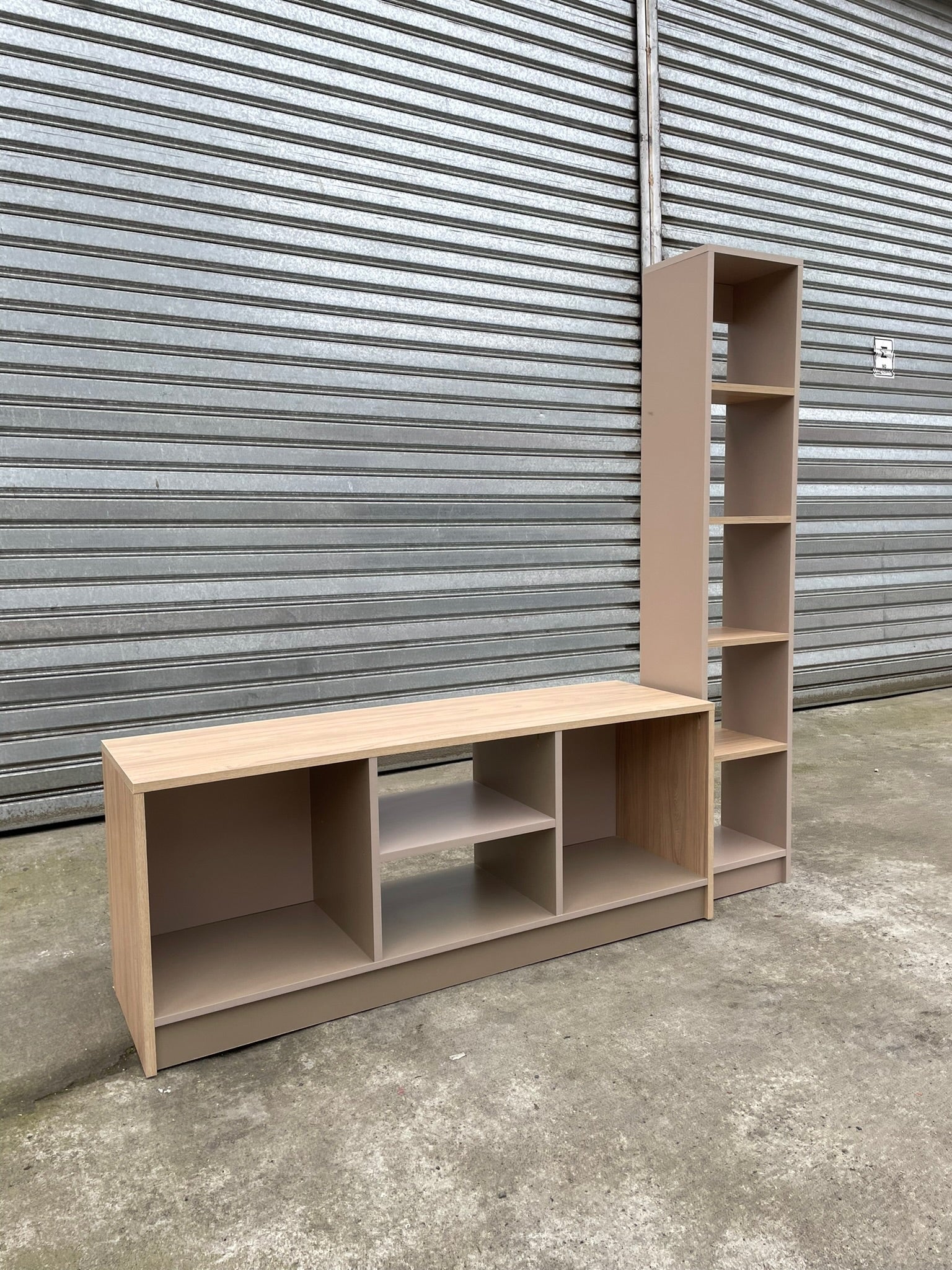 Rack TV simple + Librero